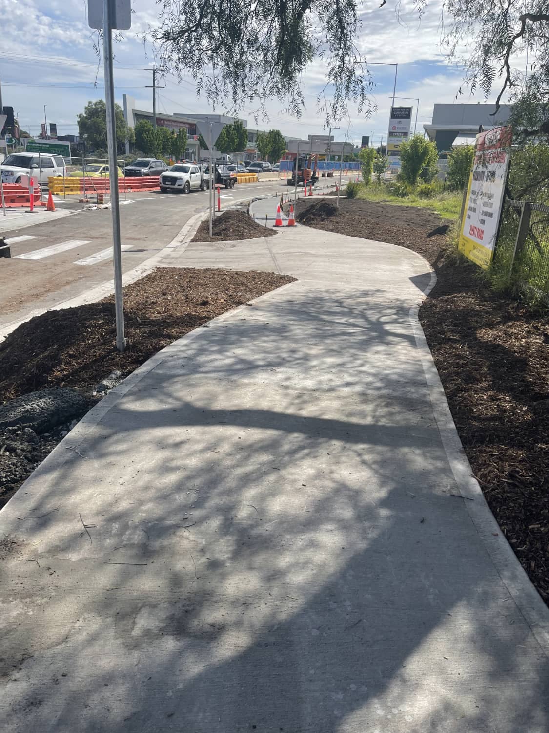 Shared User Paths, Kerbs, Crossovers